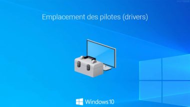 Dossier des pilotes dans Windows 10