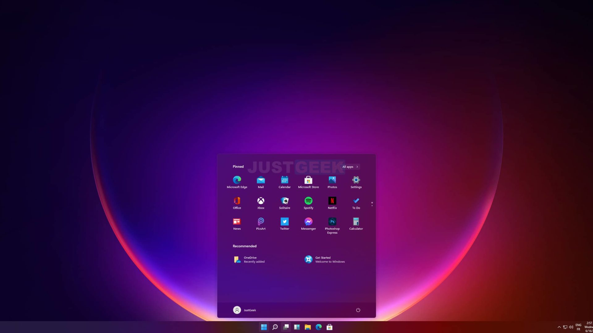 Thème sombre Windows 11