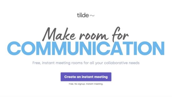 Tidle : réunion en ligne gratuite