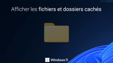 Afficher les fichiers et dossiers cachés dans Windows 11