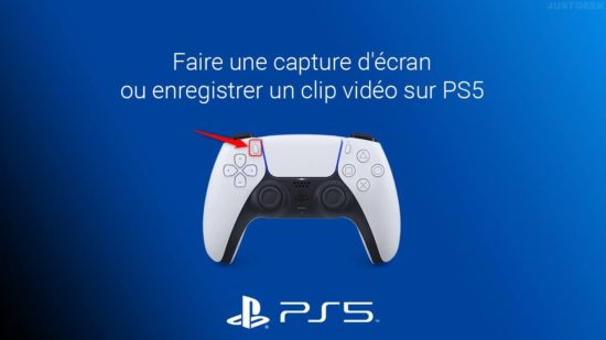 Faire une capture d'écran ou enregistrer un clip vidéo sur PS5