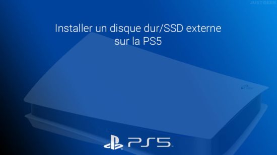 Installer un disque dur/SSD externe sur la PS5