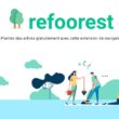 Planter des arbres gratuitement avec Refoorest