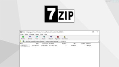 7-zip : logiciel de compression de données gratuit et open source