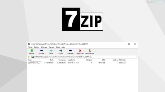 7-zip : logiciel de compression de données gratuit et open source