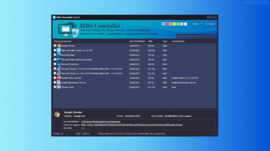 HiBit Uninstaller : désinstaller des programmes sans résidus