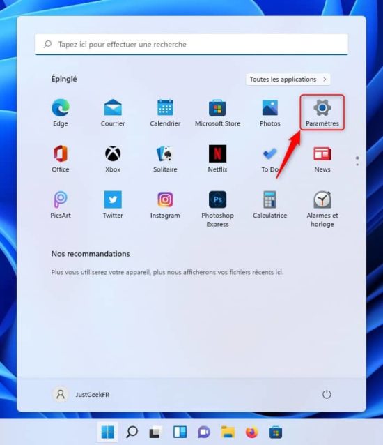 Afficher les icônes du Bureau sous Windows 11