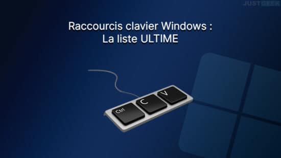Raccourcis clavier Windows 11/10 : la liste complète