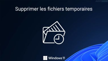 Supprimer les fichiers temporaires de Windows 11