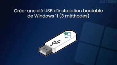 Créer une clé USB d’installation bootable de Windows 11 avec trois méthodes simples