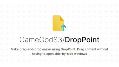 DropPoint est un logiciel gratuit qui facilite le glisser-déposer