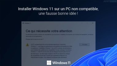 Installer Windows 11 sur un PC non compatible