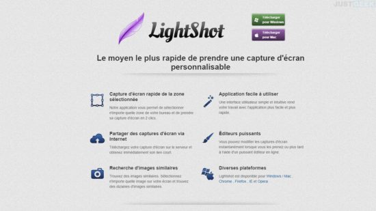 Faire une capture d'écran avec le logiciel gratuit LightShot