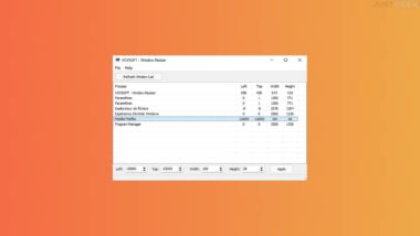 Redimensionner les fenêtres de vos applications Windows avec Vovsoft Window Resizer