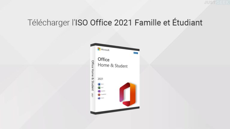 Télécharger l'ISO Office 2021 Famille et Étudiant