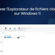 Restaurer l'explorateur de fichiers de Windows 10 dans Windows 11