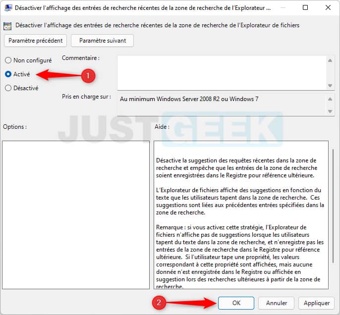 Désactiver la recherche Bing dans le menu Démarrer de Windows 11
