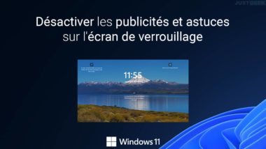 Comment désactiver les pubs et astuces de l'écran de verrouillage de Windows 11