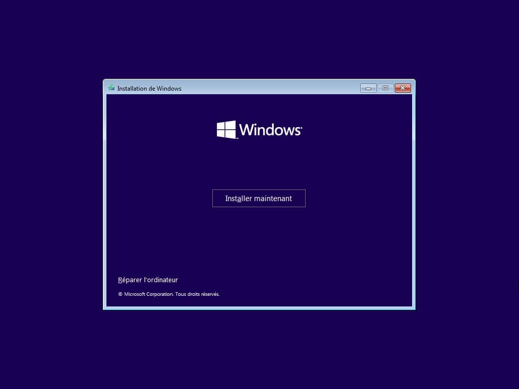 Installer Windows 11 maintenant