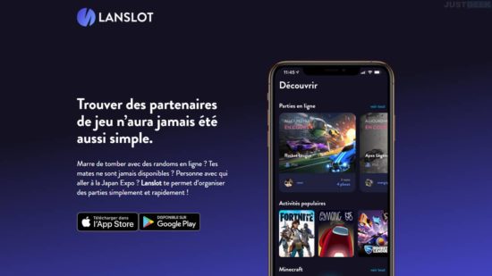 Lanslot : une application pour trouver des joueurs