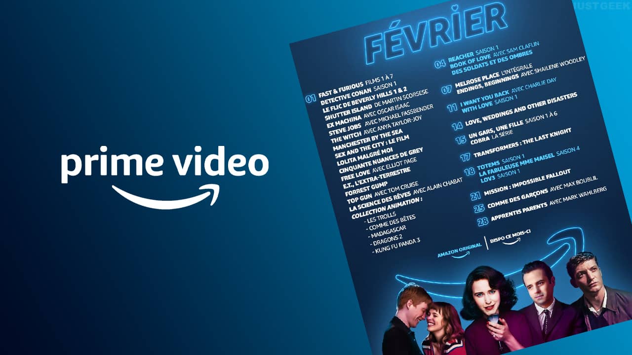 Amazon Prime Video : les nouveaux films et séries à voir en février 2022