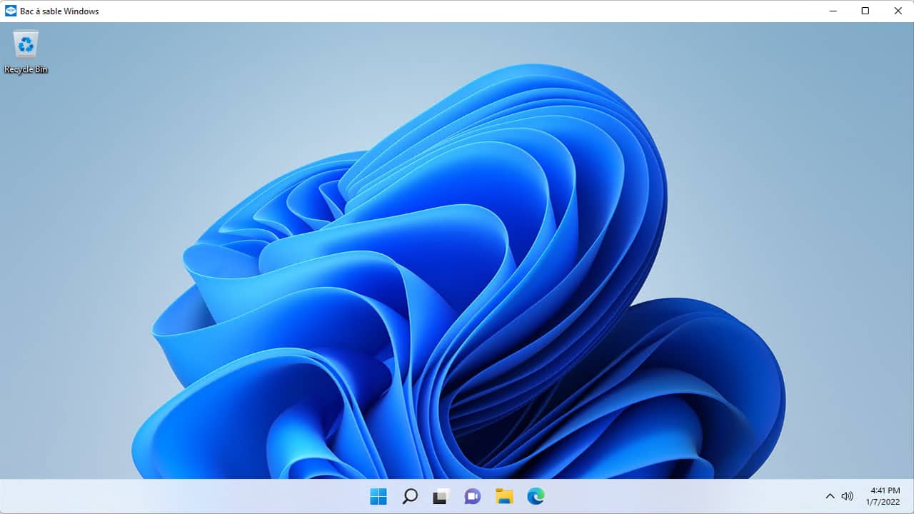 Bac à sable Windows sur Windows 11