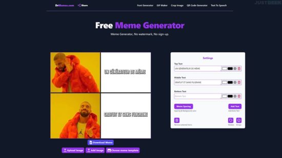 Créer un mème en ligne gratuitement
