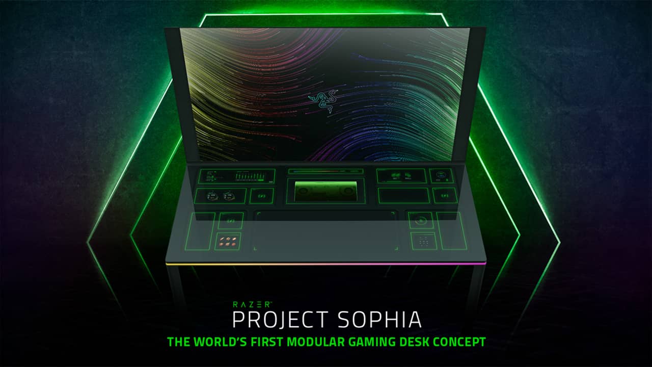 Razer Project Sophia : un bureau gamer futuriste