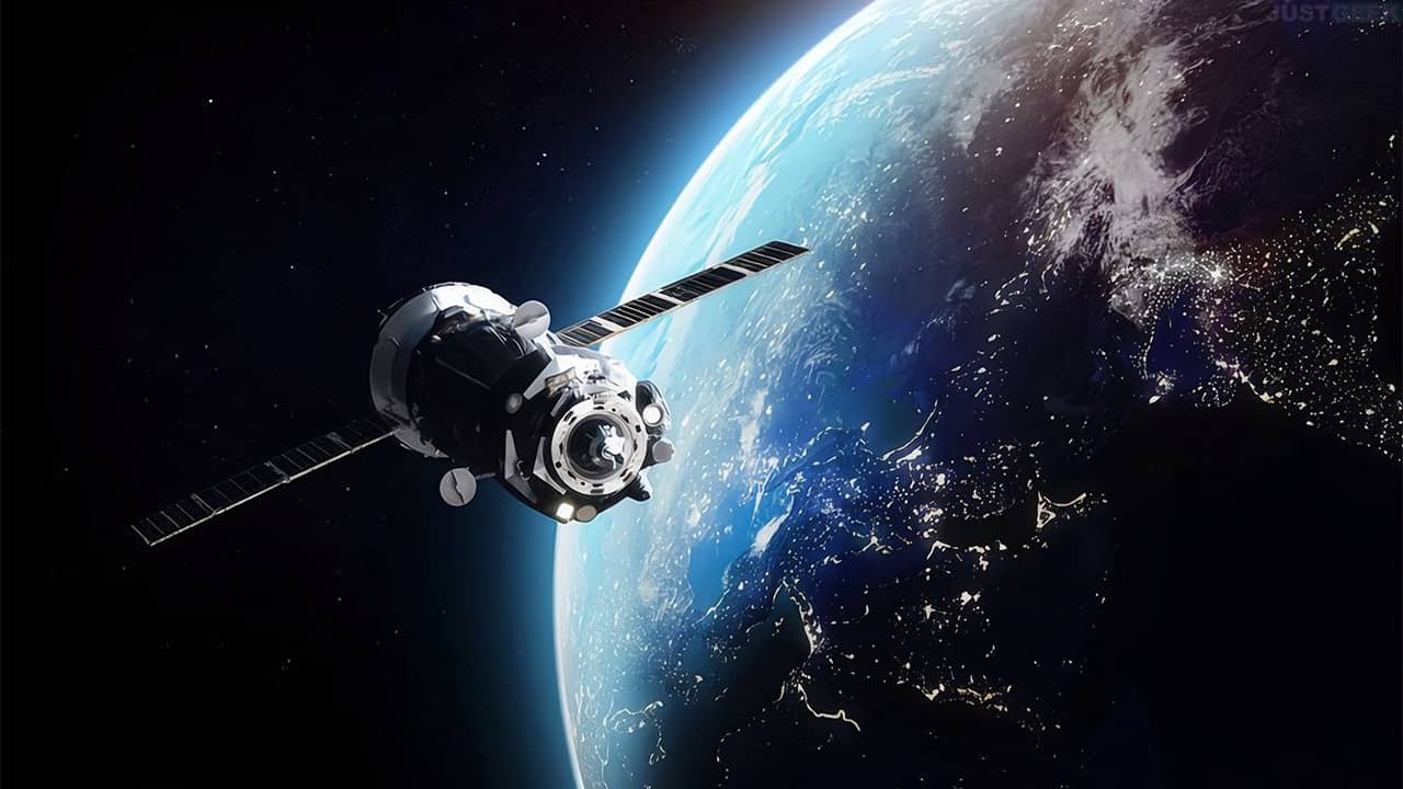 Les satellites dans l'espace