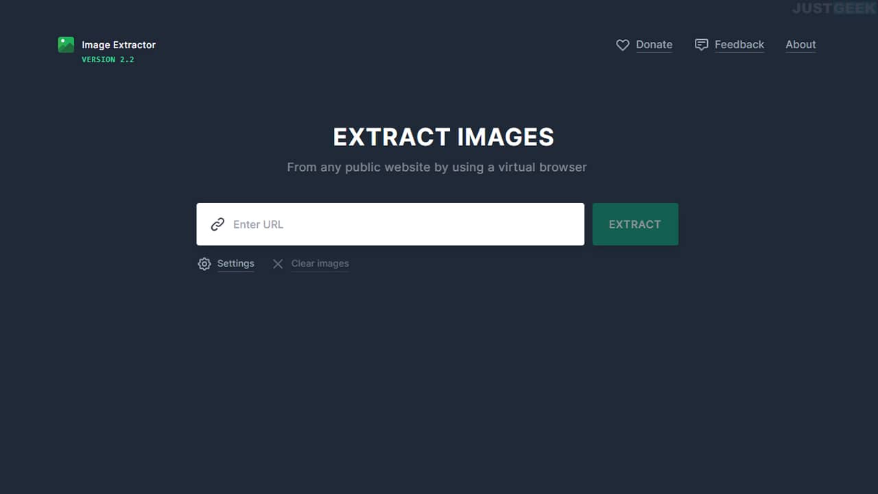 Télécharger toutes les images d'une page Web avec Extract.pics