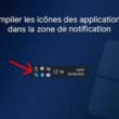 Empiler les icônes de la zone de notification dans Windows 11