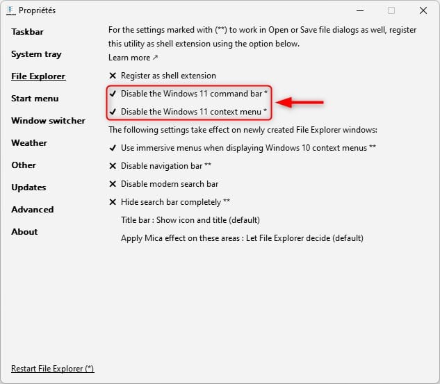 Restore Windows 10 File Explorer Ribbon and Context Menu