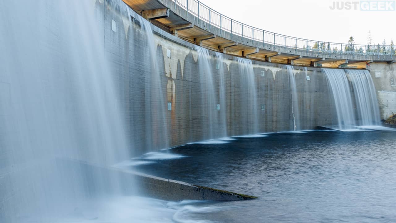 Dam: hydraulic energy