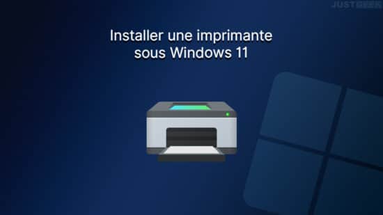 Installer une imprimante sous Windows 11