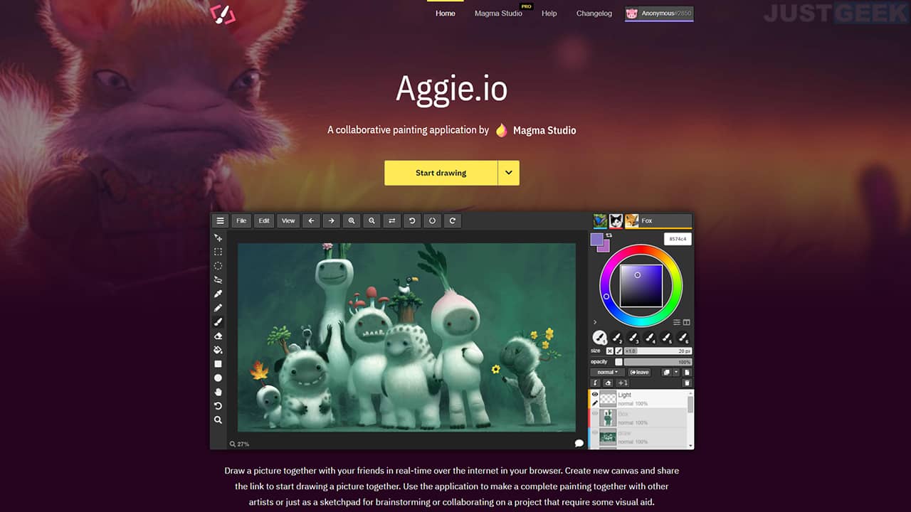 Aggie, une application de dessin collaborative gratuite