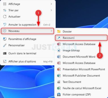 Windows 11 : créer un raccourci vers le dossier des imprimantes