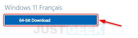 Télécharger l'image ISO de Windows 11