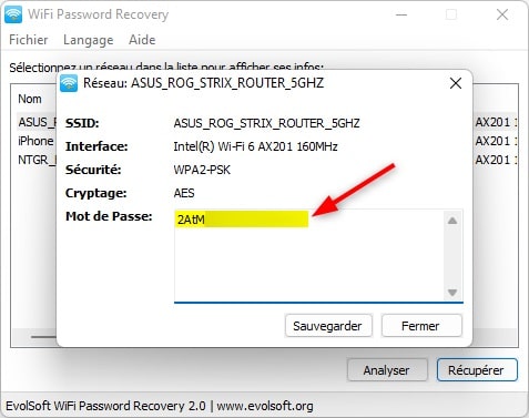 WiFi Password Recovery with WiFi Password Recovery