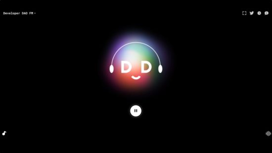 Developer DAO FM : écouter de la musique Lo-Fi