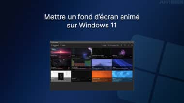 Mettre un fond d'écran animé sur Windows 11