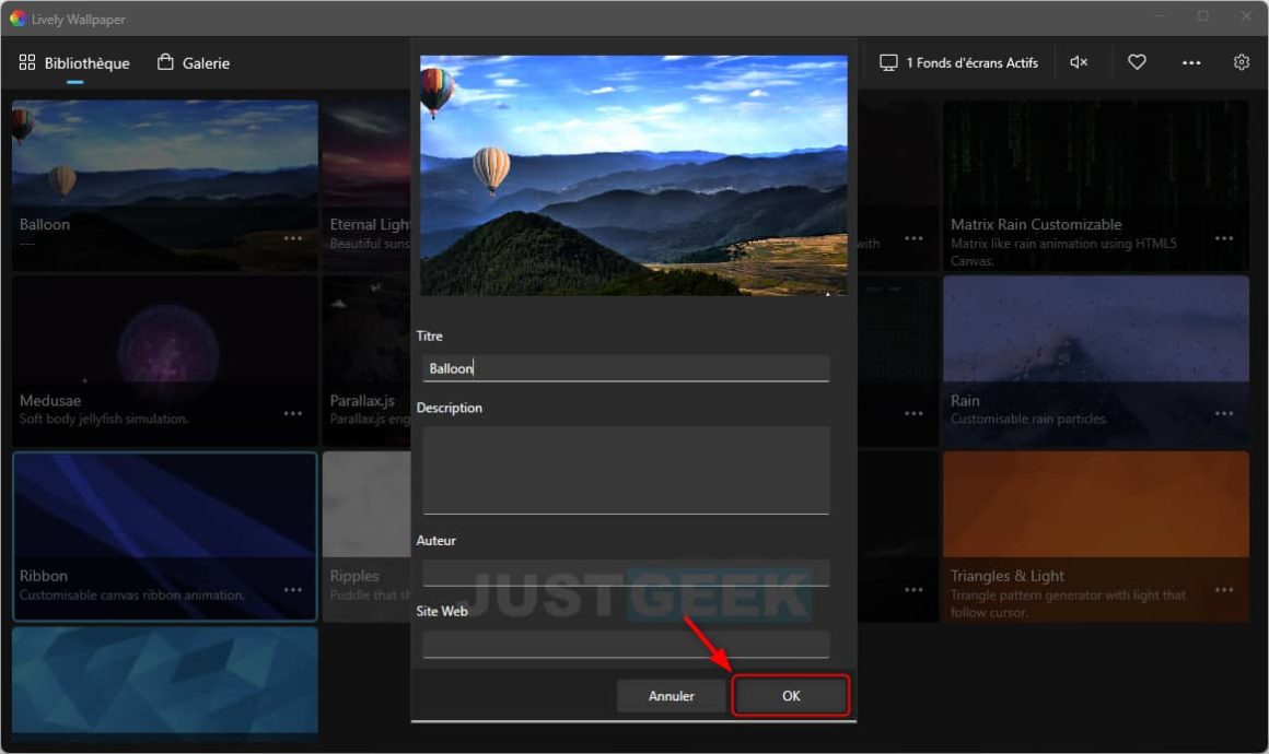 comment mettre une vidéo en fond d'écran sur windows 11
