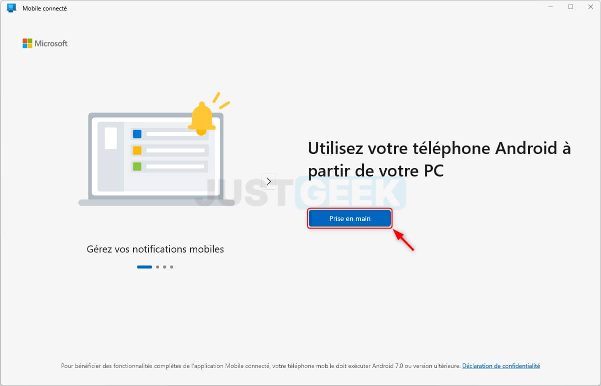Utiliser votre téléphone Android à partir de votre PC Windows 11