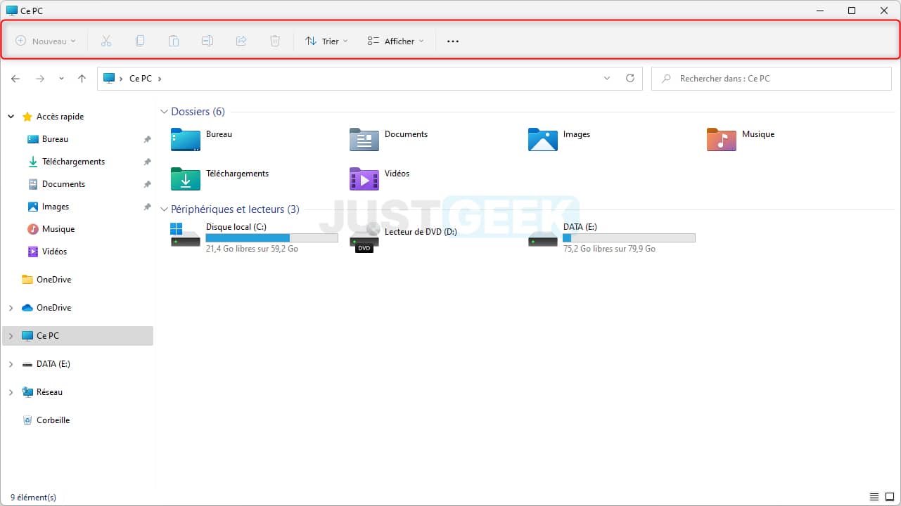 New Windows 11 File Explorer