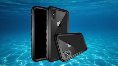 Coque iPhone sous l'eau