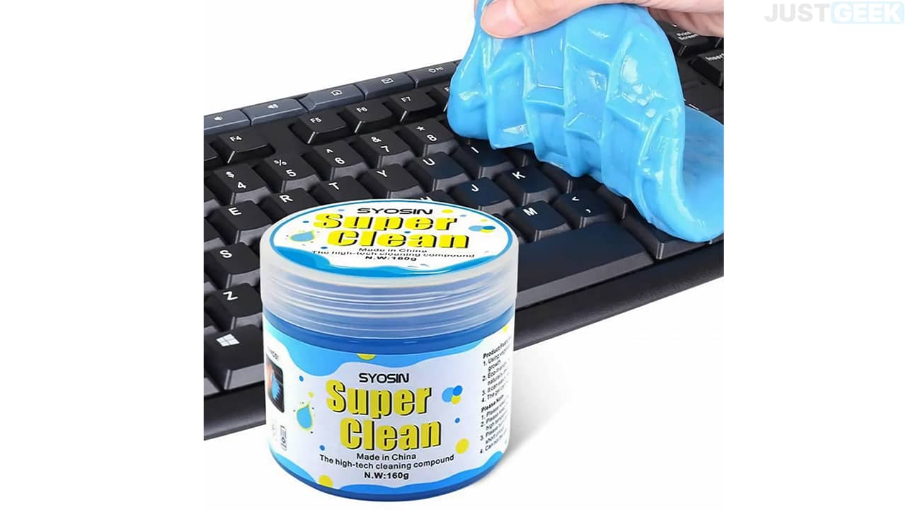 Nettoyer son clavier d'ordinateur avec un gel nettoyant