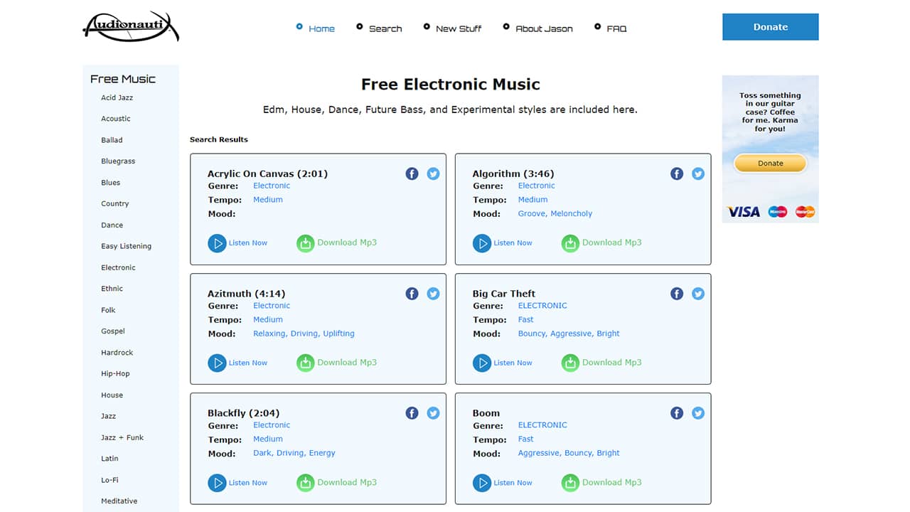 Télécharger gratuitement de la musique libre de droits sur Audionautix
