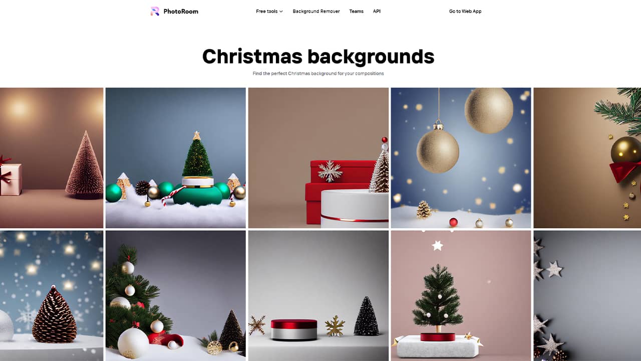 Images de Noël à télécharger gratuitement sur PhotoRoom