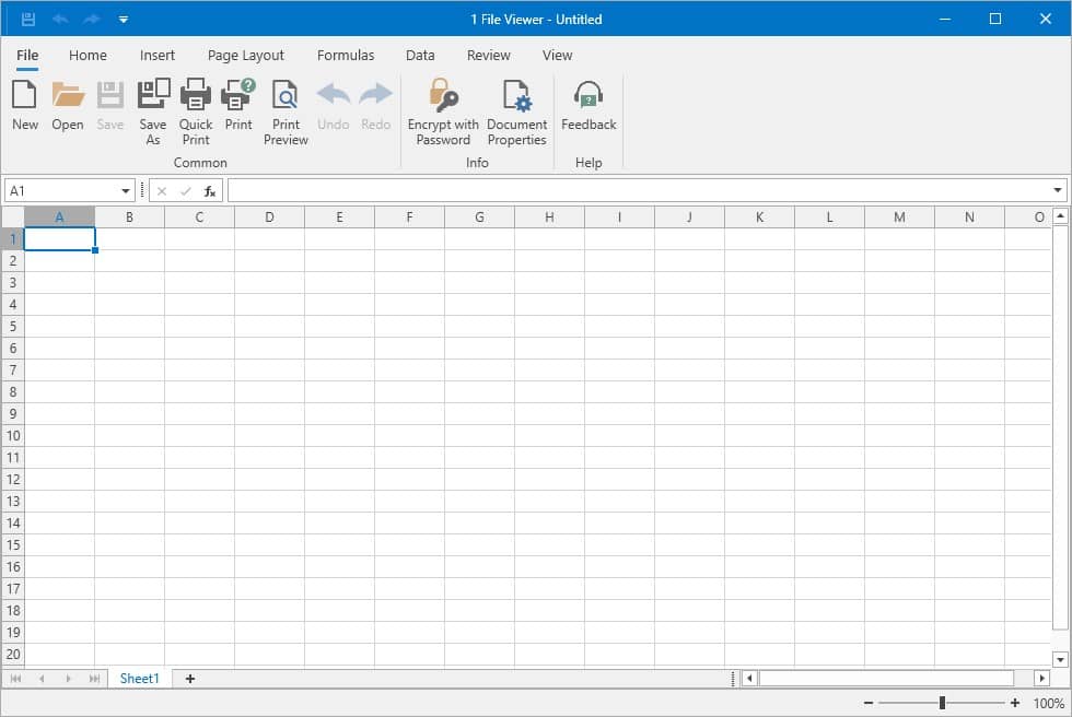 Ouvrir un fichier Excel avec Visionneuse de fichiers