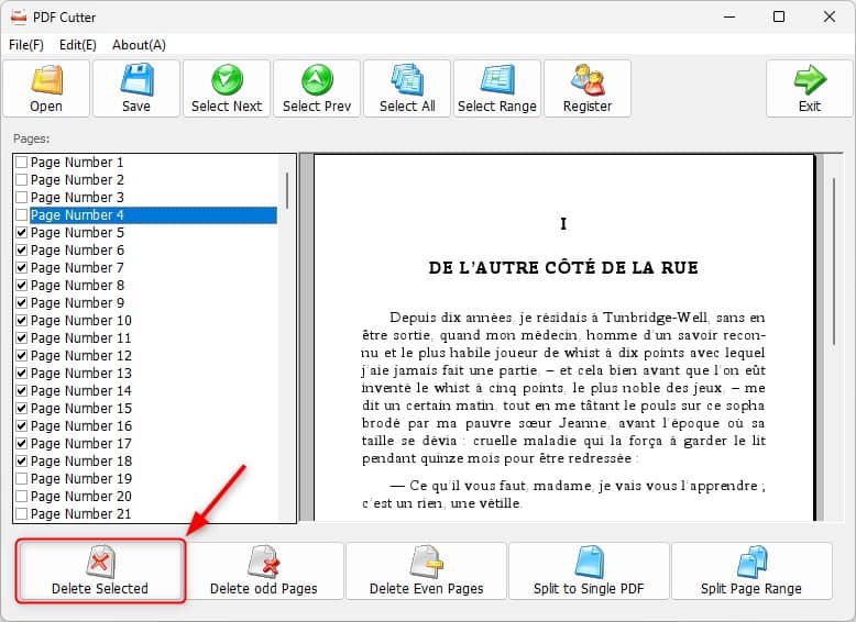 Supprimer les pages d'un PDF avec PDF Eraser