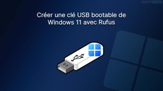 Créer une clé USB bootable de Windows 11 avec Rufus